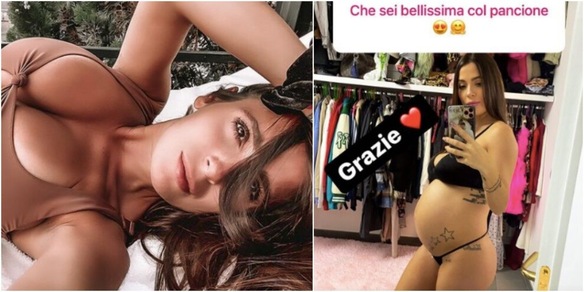 Alessia Macari al nono mese: “Tra un po’ esplodo…”