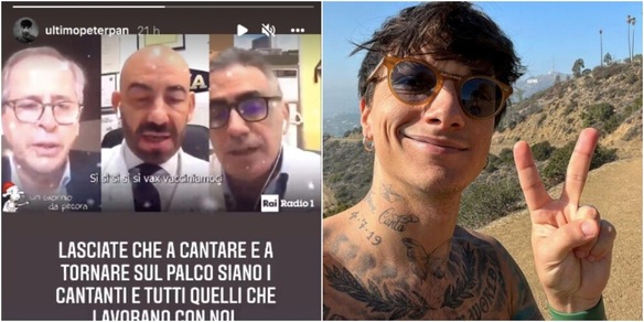 Ultimo sbotta contro i virologi: “Pagliacci”