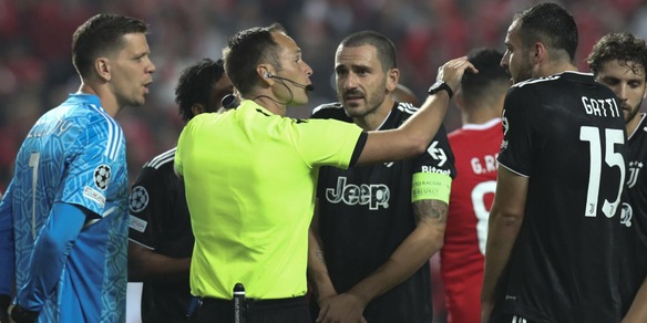 Benfica-Juve e Dinamo Zagabria-Milan, la moviola: Jovanovic e Marciniak promossi