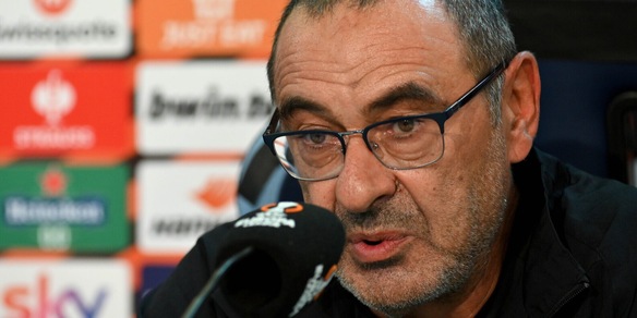 Lazio, Sarri: "Con l'Atalanta prestazione occasionale. Non siamo al top in Italia"