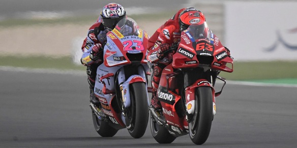 MotoGP: sorpasso dell'anno, in corsa anche Bagnaia e Bastianini