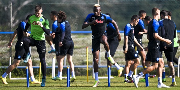 Napoli: verso Liverpool, tutti a disposizione tranne Rrahmani