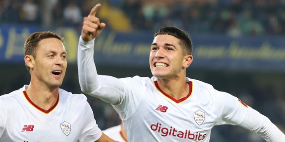 Verona-Roma diretta 1-3: Mourinho scavalca Lazio e Inter