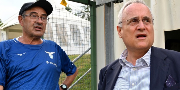 Lazio, Sarri e il messaggio a Lotito sul mercato e il vice Immobile