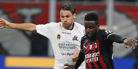 Milan-Spezia 2-1: tabellino, statistiche e marcatori