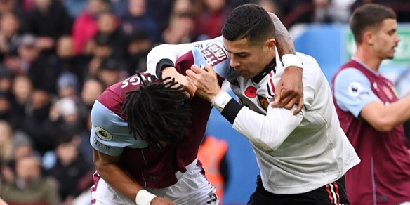Cristiano Ronaldo perde la testa: rissa contro un difensore dell'Aston Villa!