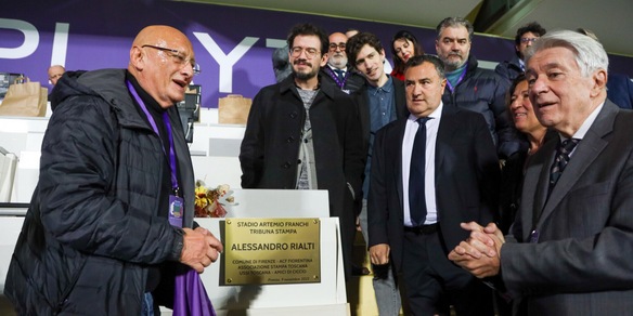 Tribuna stampa dedicata a Rialti: così Ciccio è tornato allo stadio