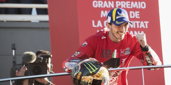 Ducati, Bagnaia riceve il Collare d'Oro: "Titolo vinto tutti insieme