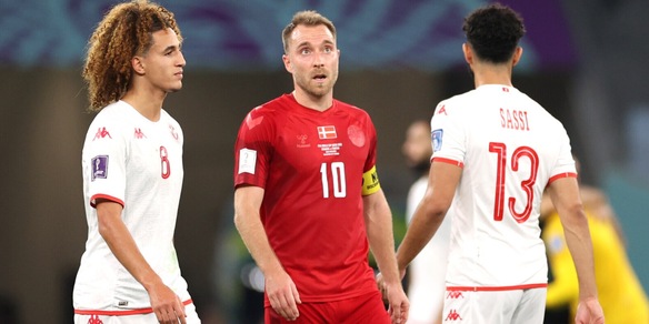 Danimarca-Tunisia 0-0: primo pareggio a reti bianche al Mondiale