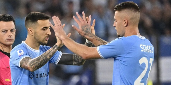 Lazio, il messaggio sui social per Milinkovic e Vecino