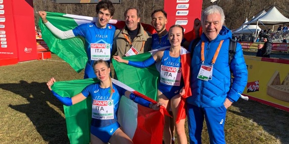 Europei Cross, la staffetta italiana è tutta d'oro