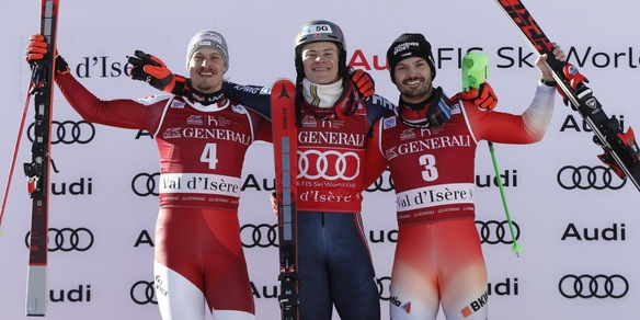 Il norvegese Braathen vince lo slalom in Val d'Isere