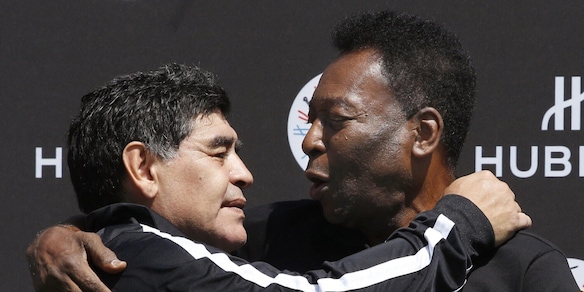 Maradona e Pelè, fuoriclasse per sempre