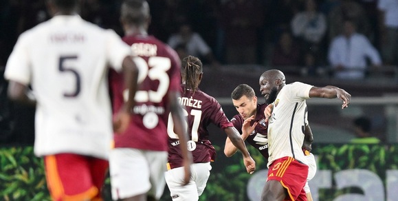 Rivivi la diretta di Torino-Roma 1-1: Lukaku non basta