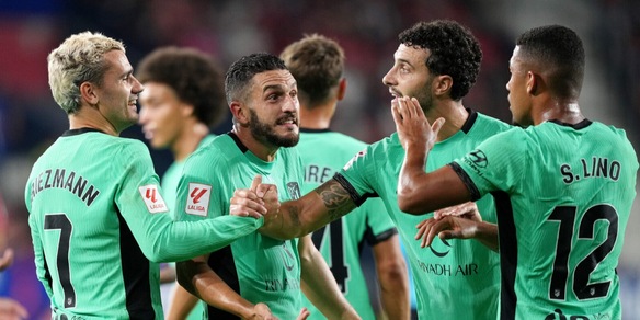 Liga, l'Atletico passa a Pamplona, pari tra Celta-Alaves e Granada-Betis