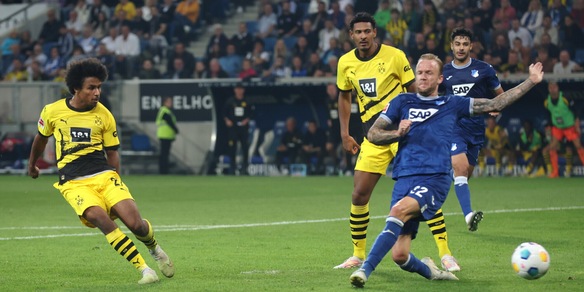 Bundesliga, colpo esterno del Dortmund: 3-1 in casa dell'Hoffenheim
