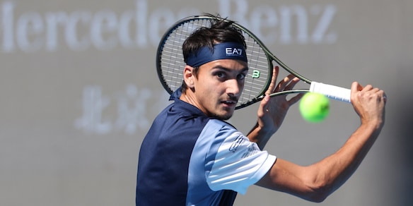 Tennis, Sonego vince all'esordio nel torneo di Shangai