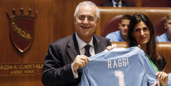 Lotito sullo sponsor della Roma: "Vi pare normale? SPQR ce la prendiamo noi"