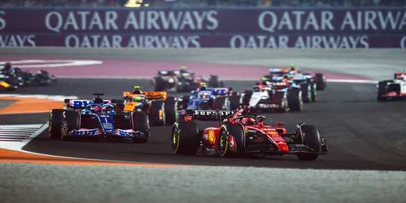 F1: Leclerc quinto con la Ferrari in Qatar, vince ancora Verstappen