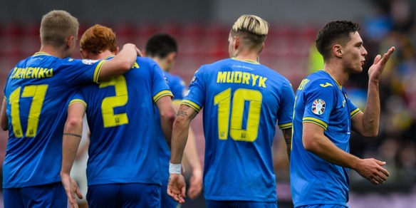 Qualificazioni Euro 2024, l'Ucraina batte la Macedonia del Nord di Elmas