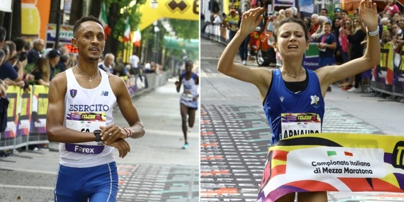 Neka Crippa e Arnaudo tricolori in mezza maratona a Telese