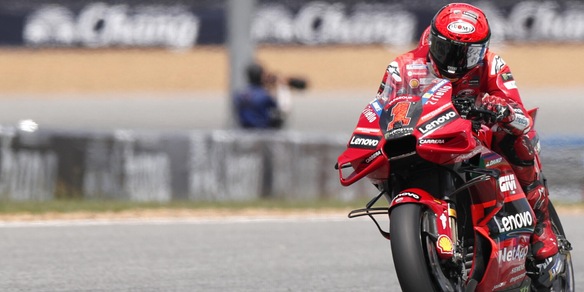 Bagnaia, problema alla frizione in Thailandia: "Se parti male poi è tosta"