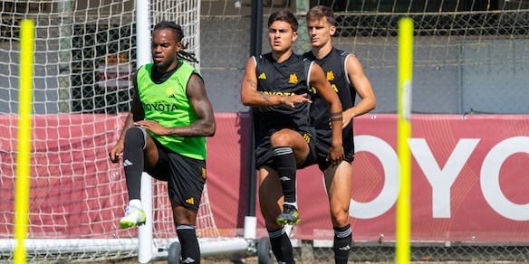 Roma, Dybala e Sanches in gruppo: sono pronti per il Lecce