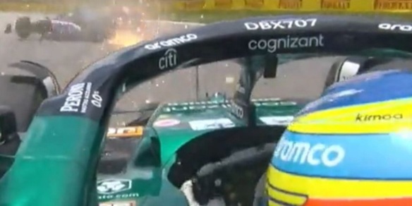 Insulti tra Alonso e Ocon dopo l’incidente in Brasile: “Idiota!”