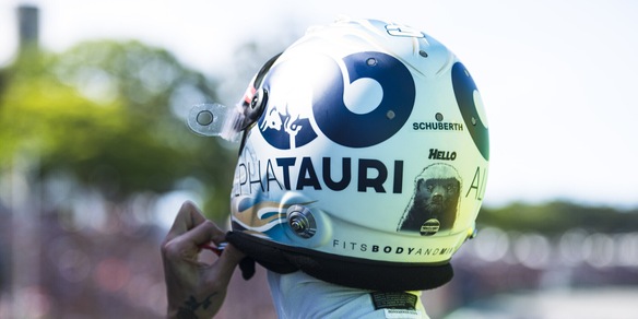 F1, AlphaTauri si prepara per Las Vegas e schiera... Gundam!