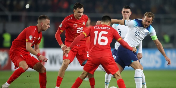 Qualificazioni Europei 2024, la Macedonia ferma l’Inghilterra. La Slovenia stacca il pass