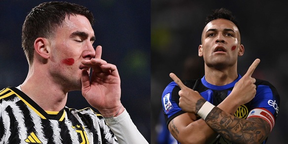 Juve-Inter 1-1: Vlahovic torna al gol, ma c'è Lautaro Martinez