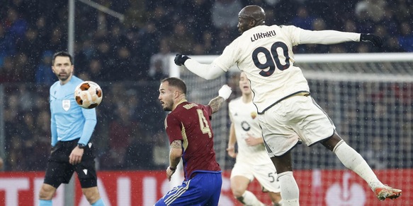 Servette-Roma 1-1: non basta Lukaku a Mourinho