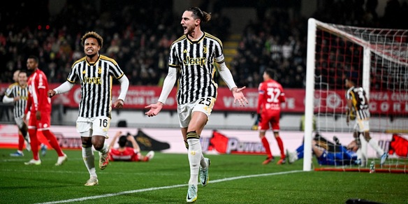 Monza-Juve 1-2, Rabiot e Gatti regalano il primo posto ad Allegri