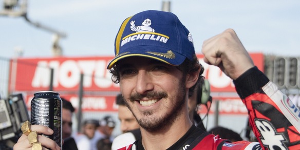 Ducati, Bagnaia continua la festa: "Il gusto della vittoria è bellissimo"