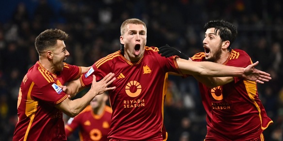 Sassuolo-Roma 1-2: tabellino, statistiche e marcatori