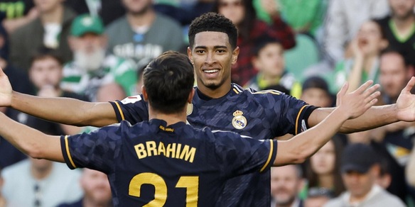 Liga, Real Madrid fermato dal Betis Siviglia: non basta Bellingham