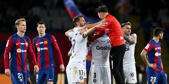 Liga, Girona da urlo: poker a Barcellona e vetta. Atletico pronto per la Lazio