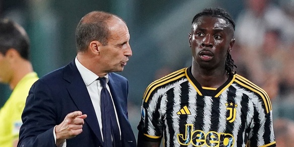 Juve, Allegri annuncia l'assenza di Kean: ecco quanto starà fuori