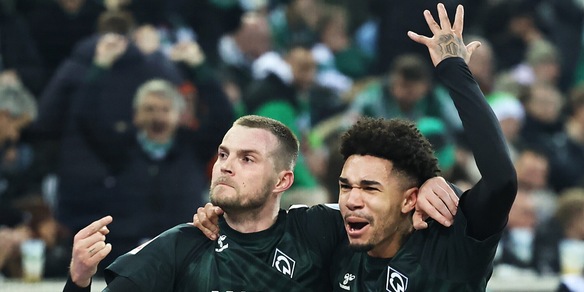 Bundesliga, pari e spettacolo tra M'Gladbach e Werder Brema