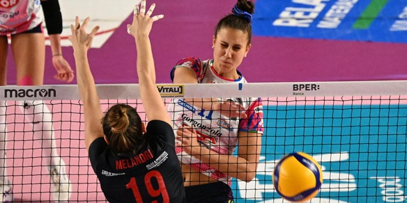 A Bergamo Novara si impone in tre set