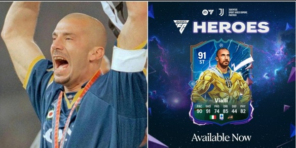Vialli, l'omaggio di FC24 per la leggenda Juve con una card speciale