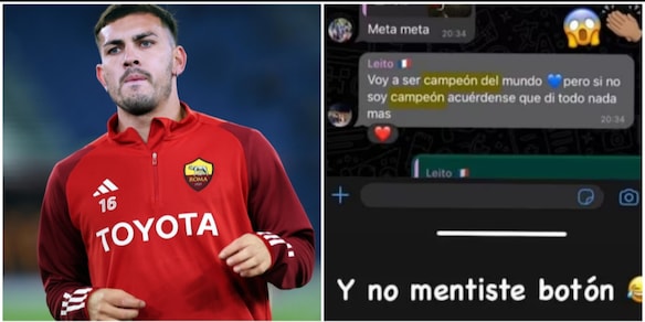 Paredes, l'incredibile chat del giocatore della Roma: cosa ha svelato