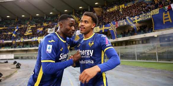 Verona, Ngonge e Djuric stendono il Cagliari: 2-0