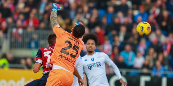 Caprile salva l'Empoli: a Cagliari termina 0-0