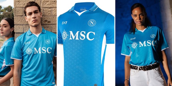 Il Napoli svela la nuova maglia: rivisitato il logo