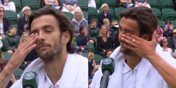 Incredibile Musetti, in lacrime dopo l’impresa a Wimbledon: il pubblico reagisce così