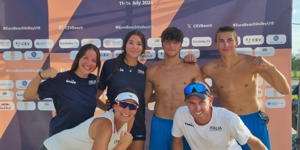 Beach Volley: Europei Under 18, avanzano le coppie azzurre