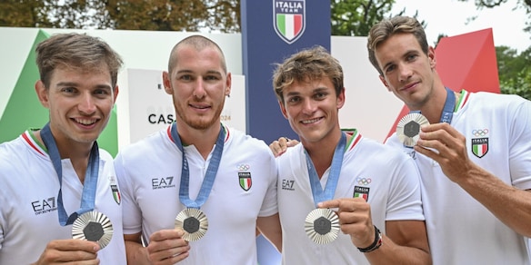 Olimpiadi, argento Italia nel canottaggio e nel trap: la giornata da Parigi