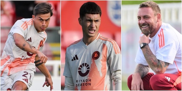 Dybala, Soulé e la Roma cala il poker: Burnley travolto, le foto