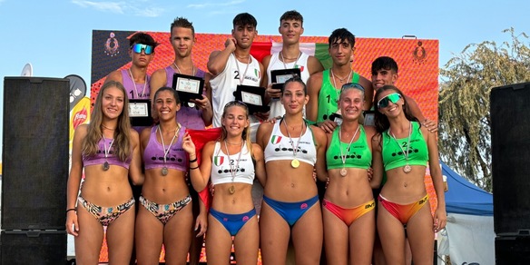 Beach Volley: assegnati i titoli Under 18